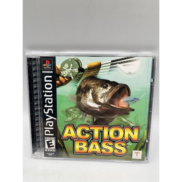 Action Bass PS1 PlayStation Video Game - Complete - Picture 1 of 9
